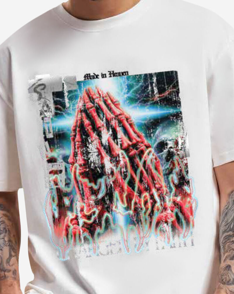Mister Tee Charged By Faith Tee MTUS588-2-00220 White 3