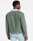 Levi Strauss Sherpa Trucker Jacket 16365-0163 Green 2