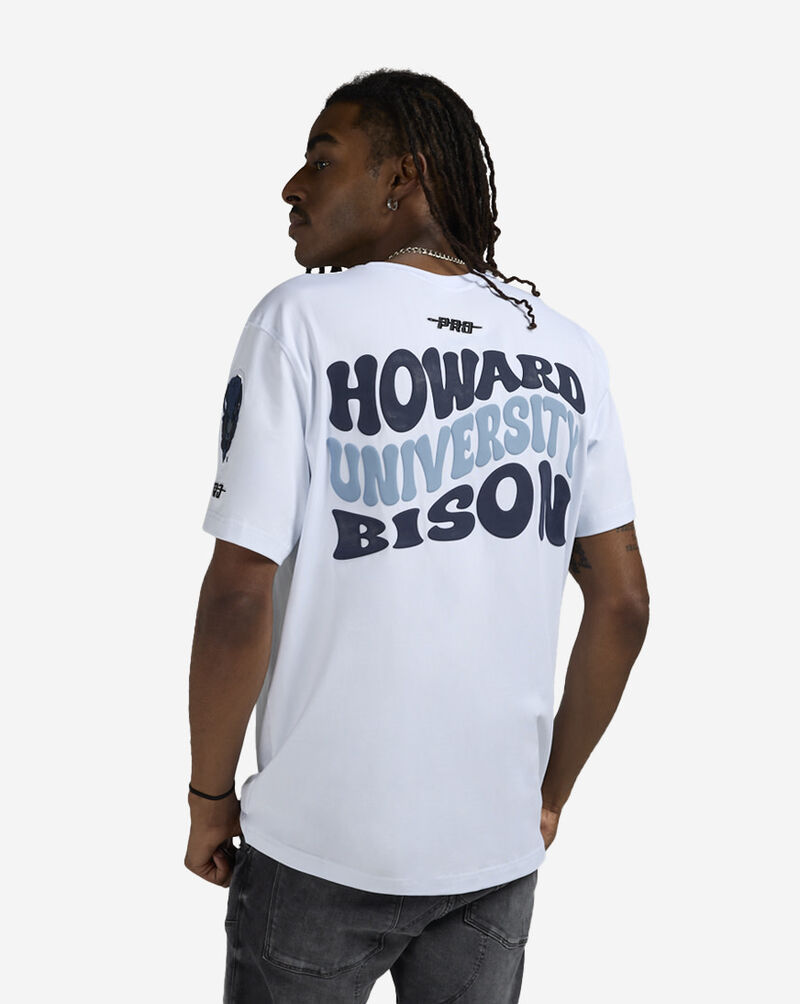 PRO STANDARD Howard University Retro Waves Tee CHW171948-WHT White 2