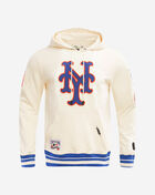 PRO STANDARD New York Mets Retro Classic Fleece Pull Over Hoodie LNM535550-ERB cream 1