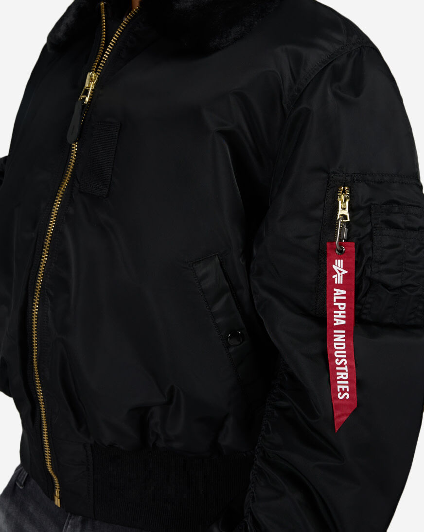 Shop Alpha Industries B-15 Heritage Bomber Jacket MJB23010C1-BLK