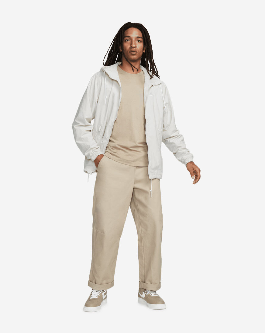 Shop Nike NSW Club Woven Full-Zip Jacket FB7397-072 white