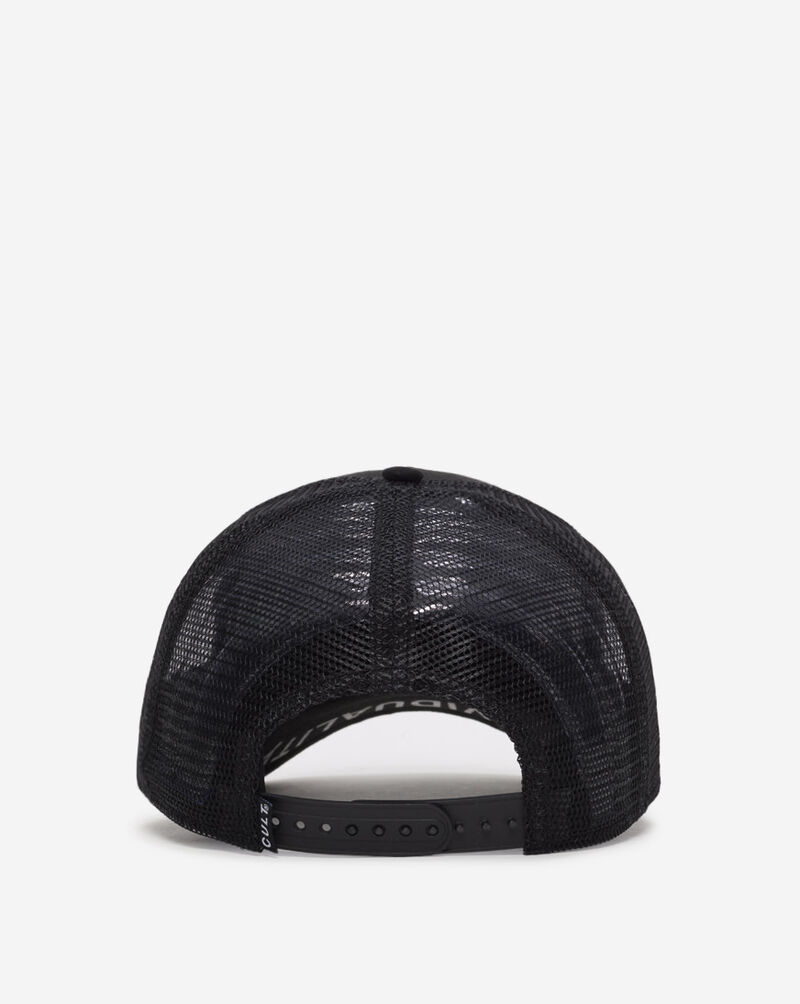 Cult of Individuality Clean Logo Mesh Back Trucker Hat 625AC-CH44A Black 3