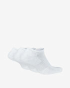 Nike 3Pk Everyday No Show Cushion Socks SX7673-100 White 2