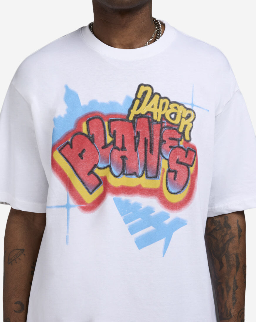 Shop Paper Planes Aight Oversized Tee 200523-WHT white | SNIPES USA