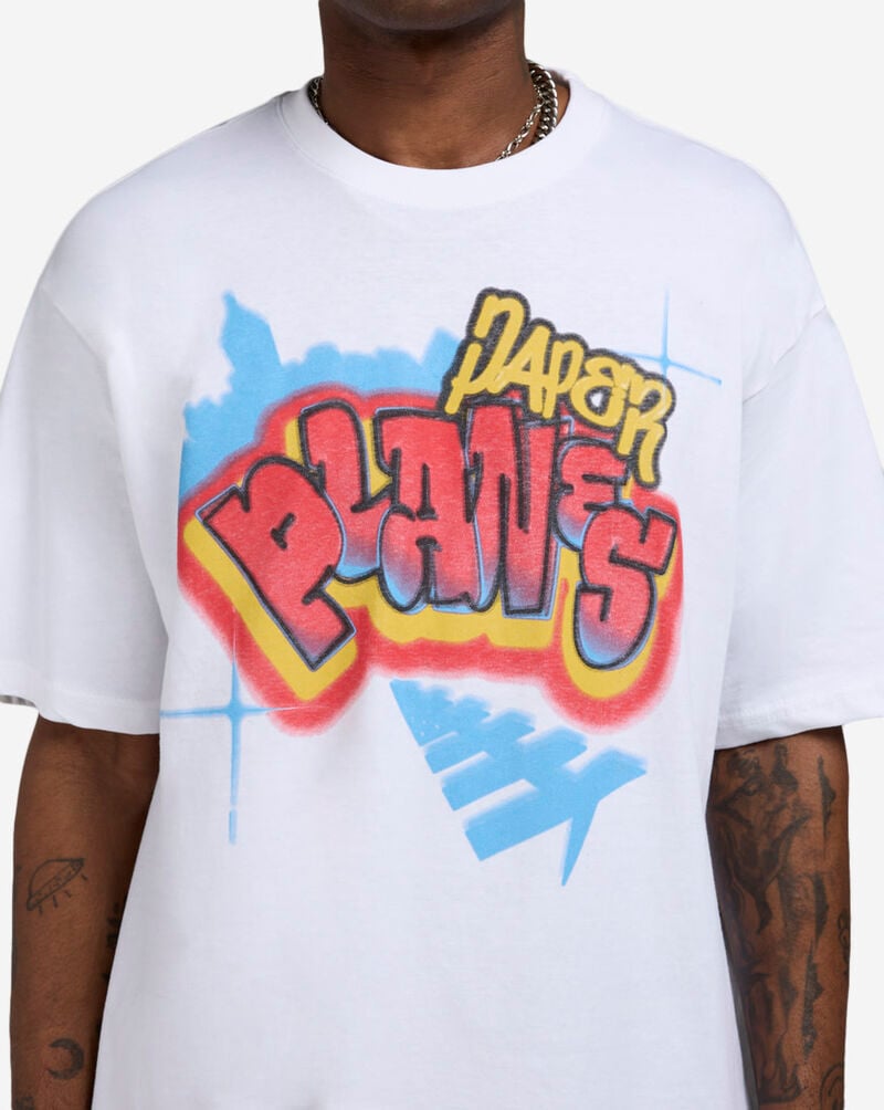Paper Planes Aight Oversized Tee 200523-WHT White 4