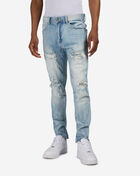 Smoke Rise Vintage Washed Rip and Repair Jean JP25102-BLU Blue 1