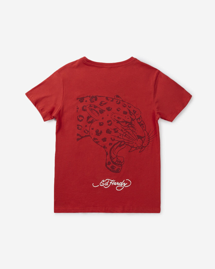 Shop Ed Hardy Kids' Tiger Tee EHKT-9033RED red | SNIPES USA