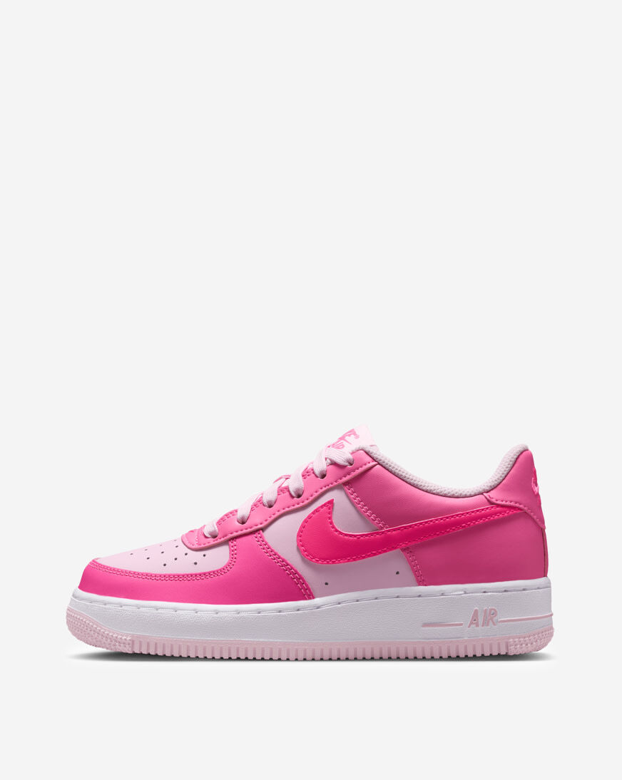 nike pink foam shoes air force 1
