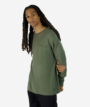 Long-Sleeve Waffle Thermal Crew