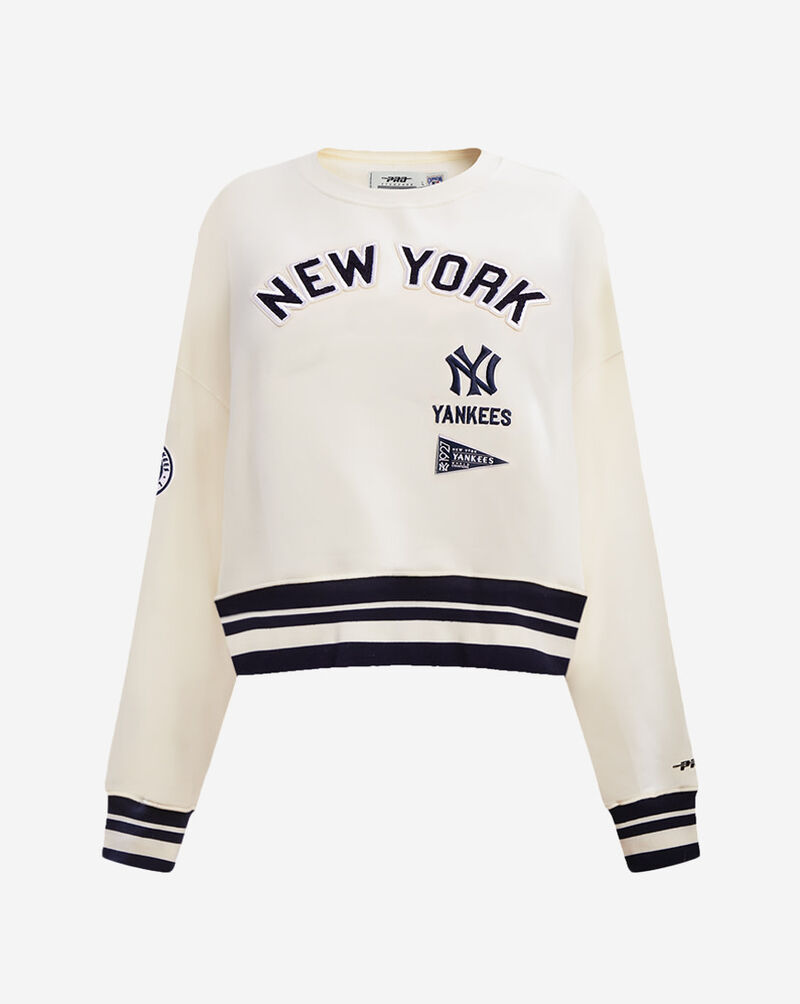 PRO STANDARD New York Yankees Retro Classic Crewneck  LNYC35764-EMN cream 1