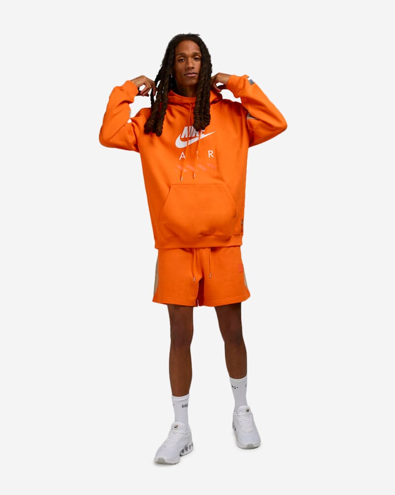 Nike Air Fleece Pullover Hoodie  HJ0273-819 Orange 4