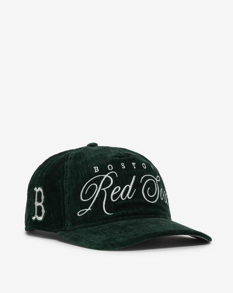 New Era 19Twenty Boston Red Sox Velvet Snapback Hat 60769975 Green 1