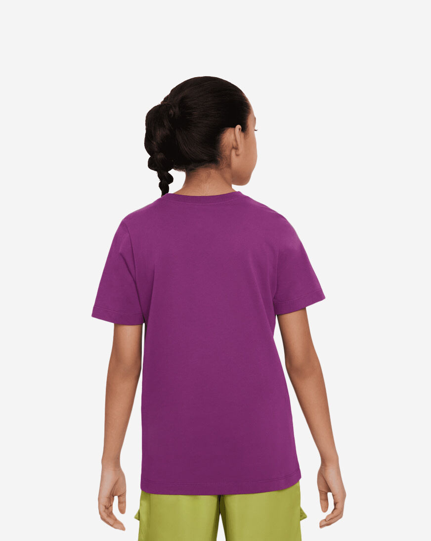 Shop Nike Big Kids' NSW Futura Retro Tee FN9552-503 purple