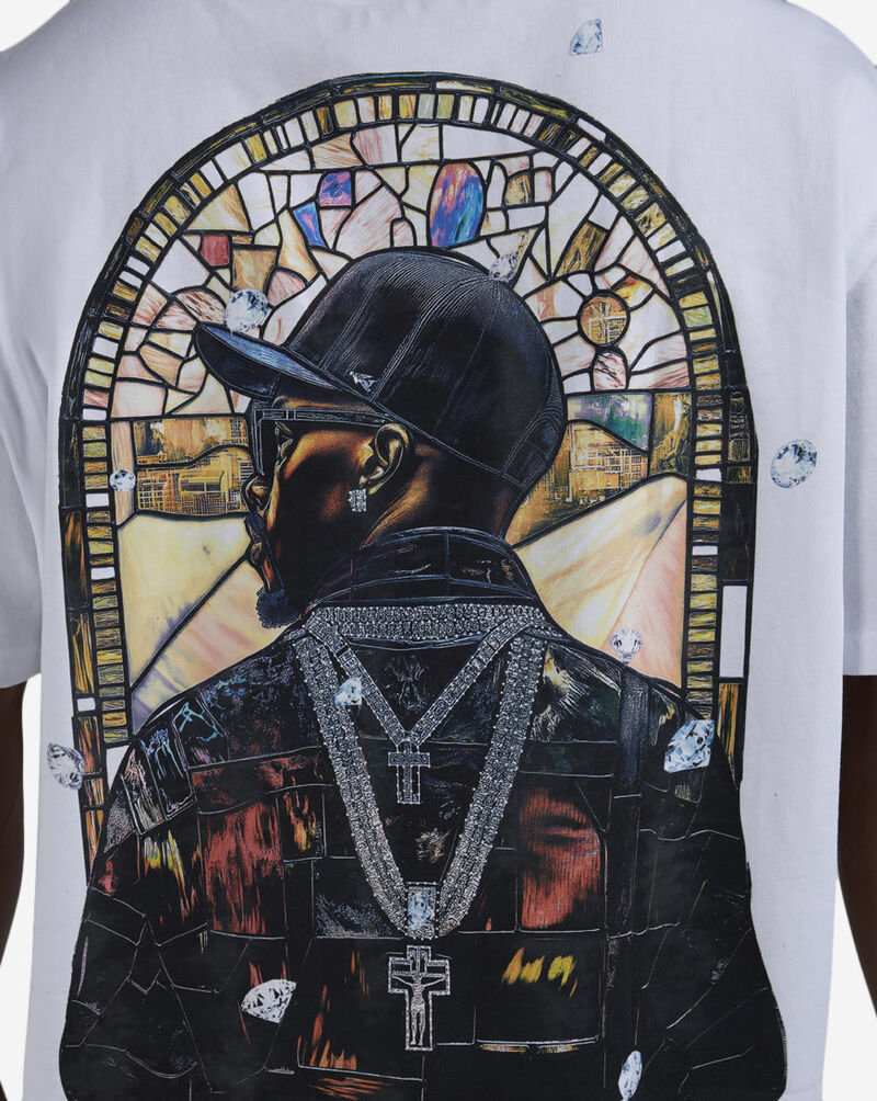 Upscale DTG Stained Glass Saint Tee MTUS529-00220 White 3