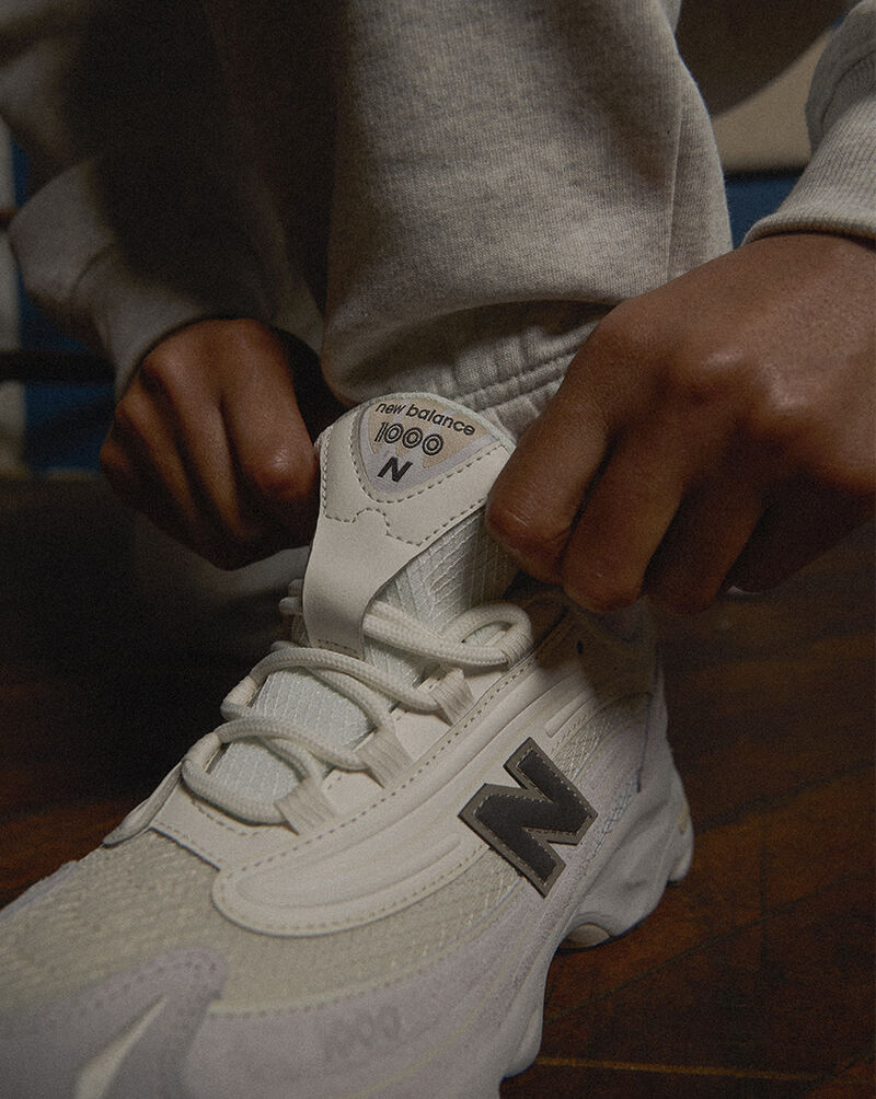 New Balance Grade School 1000 GC1000SB White 9