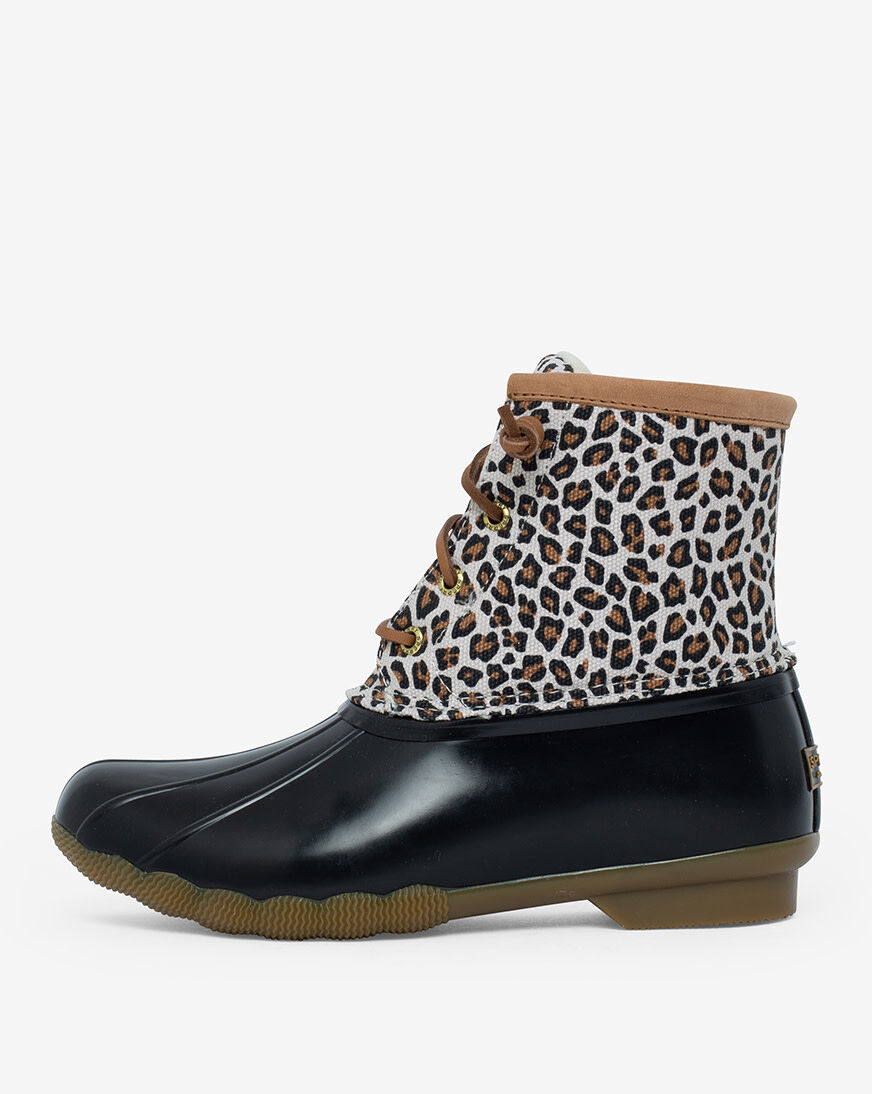 Sperry saltwater animal print duck boot clearance