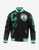 PRO STANDARD Boston Celtics Mash Up Rib Wool Varsity Jacket BBC6515707-BG Black 1