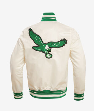 Philadelphia Eagles Retro Classic Rib Satin Jacket