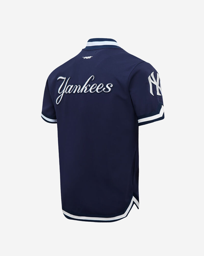 PRO STANDARD New York Yankees Short Sleeve Classic Warm Up Jacket  LNY1314594-MDN Blue 3