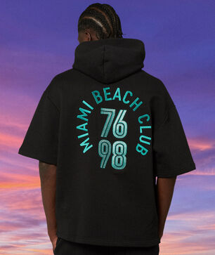 MCM x SNIPES Miami Club Half Sleeve Hoodie 