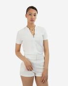 Short Sleeve Big Bling Velour Track Jacket