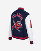 Atlanta Braves Mash Up Rib Wool Varsity Jacket