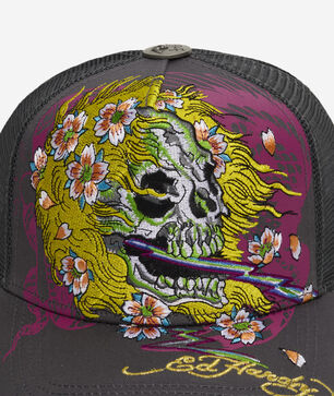Crazy Skull Trucker Hat