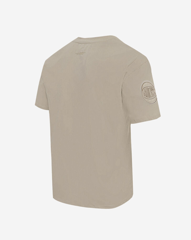 PRO STANDARD New York Knicks Neutral Drop Shoulder Tee BNK158150-TAU Beige 3