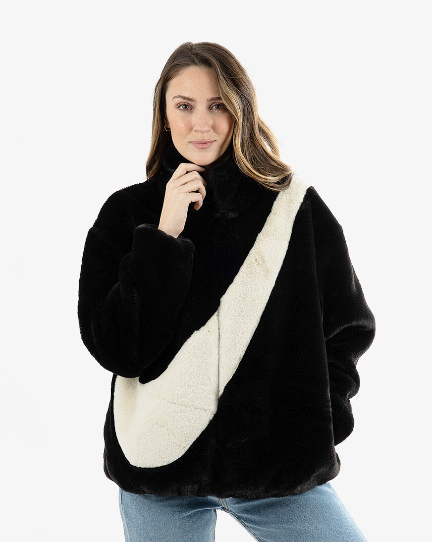 nike furry jacket