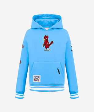 Big Boys' St. Louis Cardinals Retro Classic Rib Fleece Pullover Hoodie