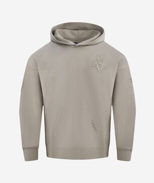 New York Liberty Neutral Drop Shoulder Fleece Pull Over Hoodie