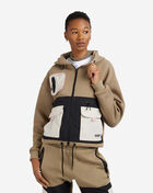 Small Logo Cropped Utility Zip Hoodie