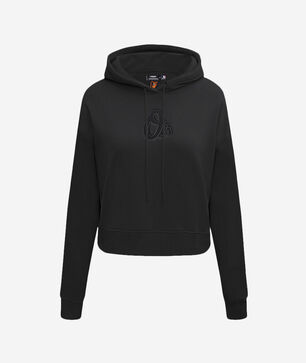 Baltimore Orioles Neutral Cropped Pullover Hoodie