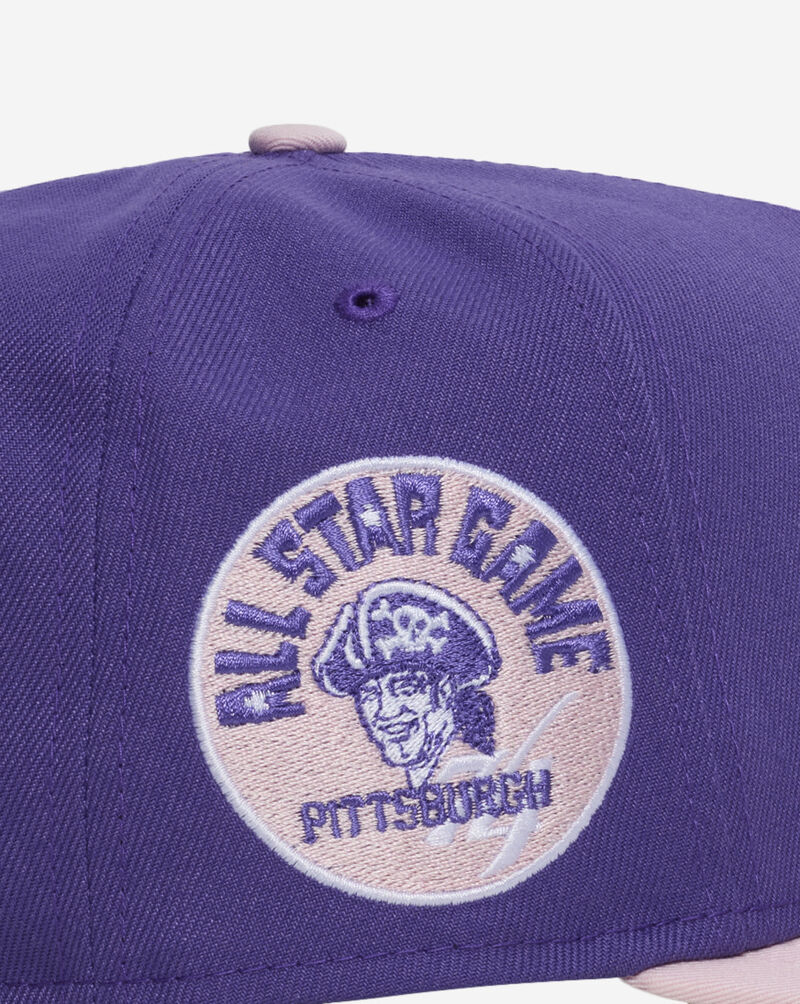 New Era 9Fifty Pittsburgh Pirates A-Frame Snapback Hat 71011780 Purple 2
