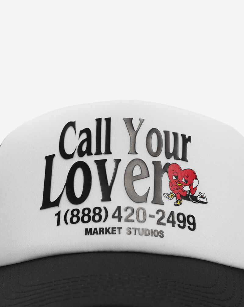 MARKET Call Your Lover Trucker Hat MKT25QS-HT0138 Black 2