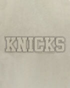 New York Knicks Neutral Cropped Pullover Hoodie 