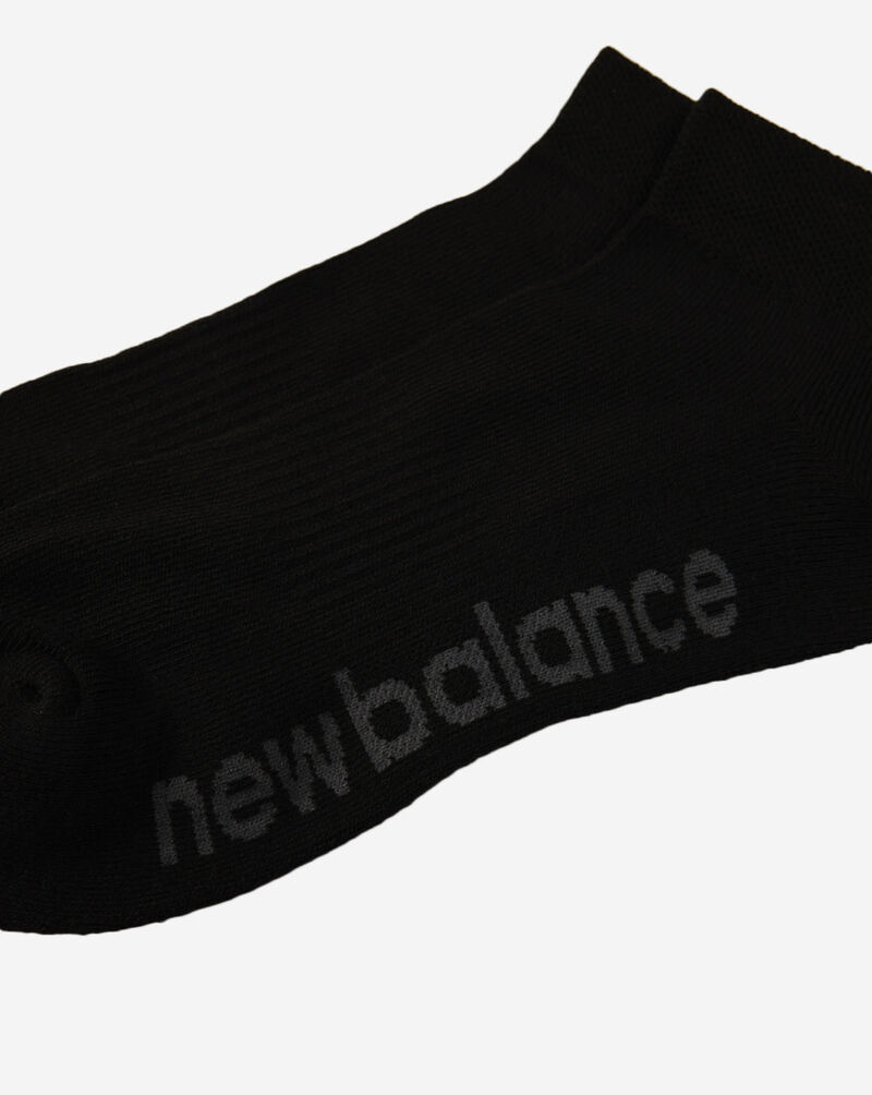 New Balance Athletic Logo Toe 6Pk Quarter Socks NBM231QT12-001 Black 2