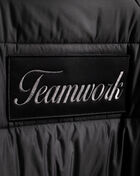 Mitchell  Ness x Waraire Black Full-Snap Puffer Jacket