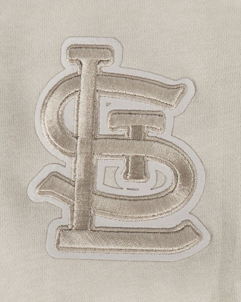 PRO STANDARD Big Boys' St. Louis Cardinals Neutral Fleece Crewneck LSCB5315017-TAU Beige 2