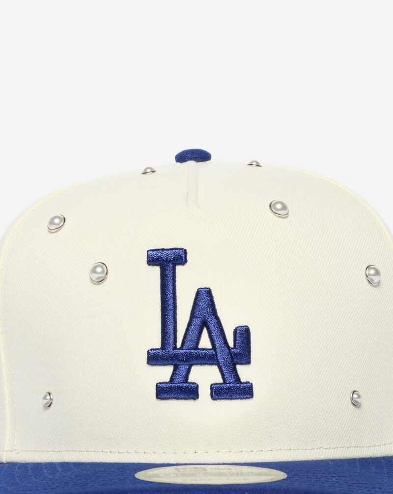 New Era 9Fifty Los Angeles Dodgers Pearls A-Frame Snapback Hat 60942212 White 2
