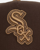 Mitchell  Ness Chicago White Sox Pro Pinch Lux Chain Snapback Hat HP18073-CWSBRTN Brown 2