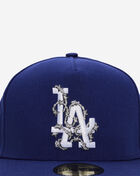 New Era 59Fifty Los Angeles Dodgers A-Frame Fence Fitted Hat 60693487 Blue 2
