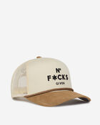 Field Grade No Fcks Given Foam Trucker Hat 1004933 Brown 1