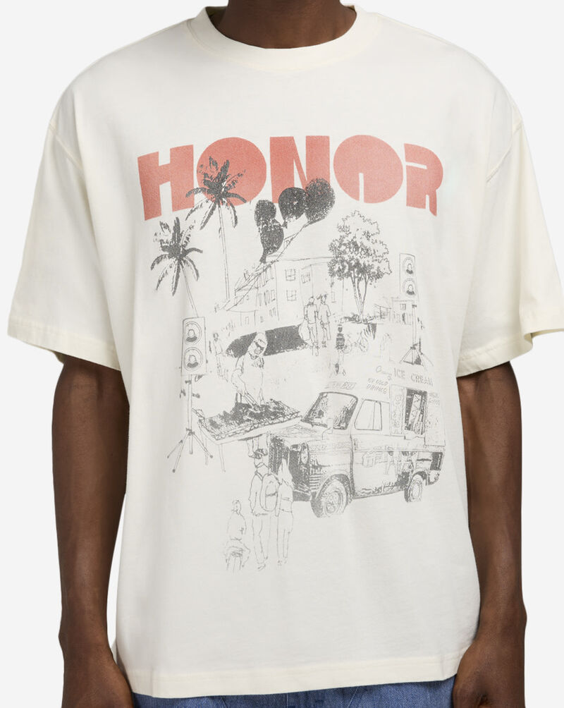 Honor The Gift Block Party T-Shirt HTG250243-BON cream 3