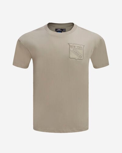 New York Rangers Neutral Drop Shoulder Tee