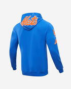 PRO STANDARD New York Mets Classic Chenille Double Knit Pull Over Hoodie  LNM531580-RYB Blue 3