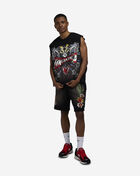 Smoke Rise Printed Terry Shorts KS25264SN-BLK Black 4