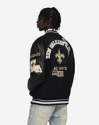 PRO STANDARD New Orleans Saints Pro Area Code Varsity Jacket FNS6410405-BLK Black 2