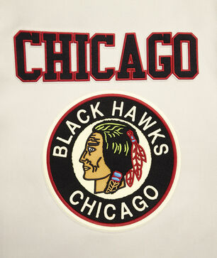 Chicago Blackhawks Retro Classic Rib Wool Varsity Jacket